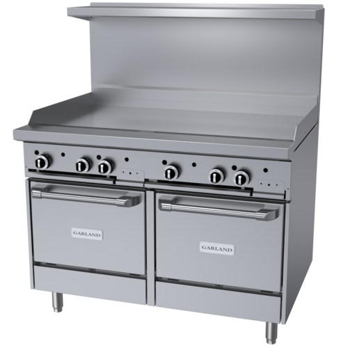 Garland US Range G48-G48LL Range, 48" Restaurant, Gas
