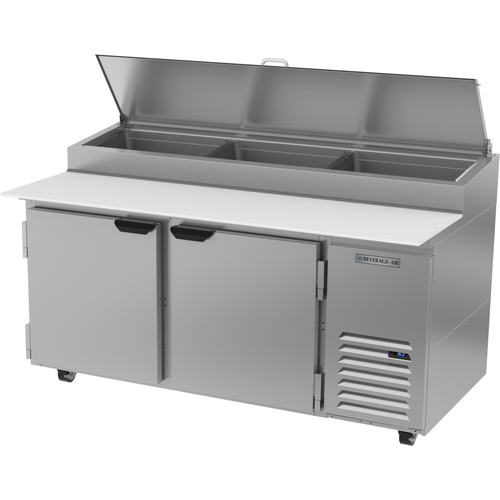 Garland Beverage Air DP67HC Refrigerated Counter, Pizza Prep Table