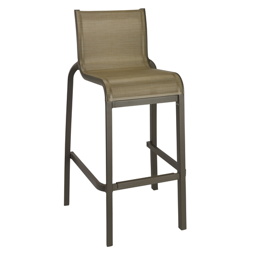 Grosfillex Sunset US300599 Bar Stool, Stacking, Outdoor