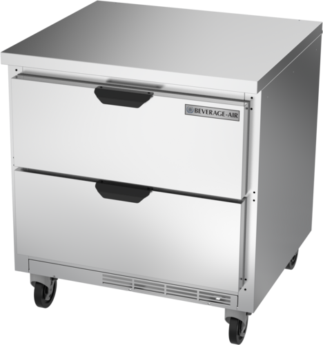 Garland Beverage Air WTRD32AHC-2-FLT Refrigerated Counter, Work Top