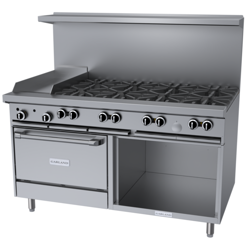 Garland US Range G60-8G12RS Range, 60" Restaurant, Gas