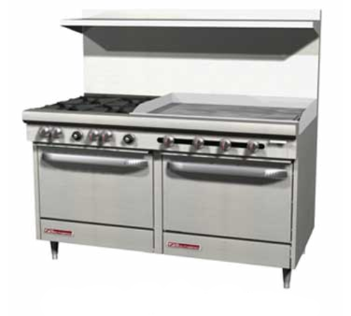 Southbend S-Series S60DC-3TR Range, 60" Restaurant, Gas