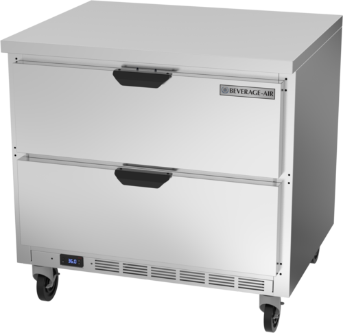 Garland Beverage Air WTRD36AHC-2-FLT Refrigerated Counter, Work Top