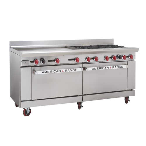 American Range AR-36G-6B Range, 72" Restaurant, Gas