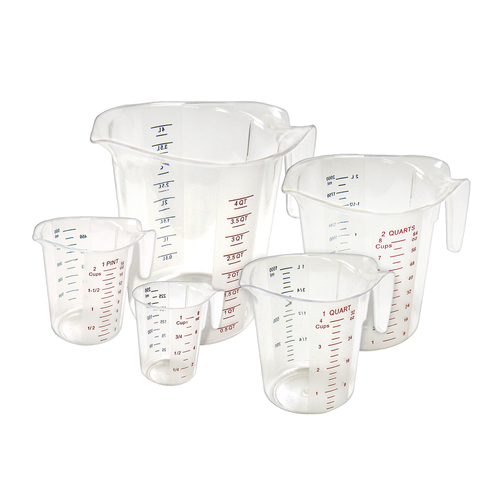 Winco PMCP-25 Measuring Cups