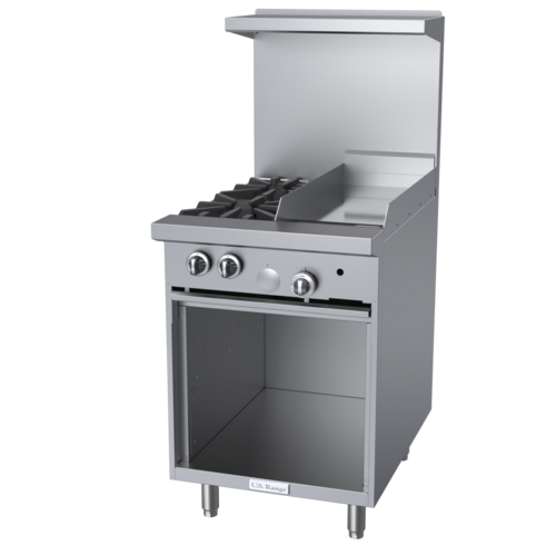 Garland US Range U24-2G12S Range, 24" Restaurant, Gas