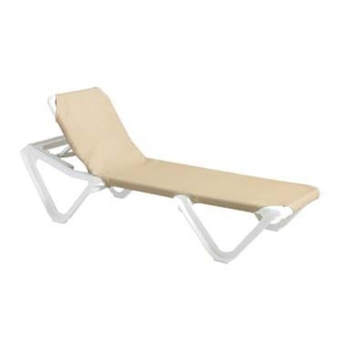 Grosfillex Nautical US910103 Chaise, Outdoor