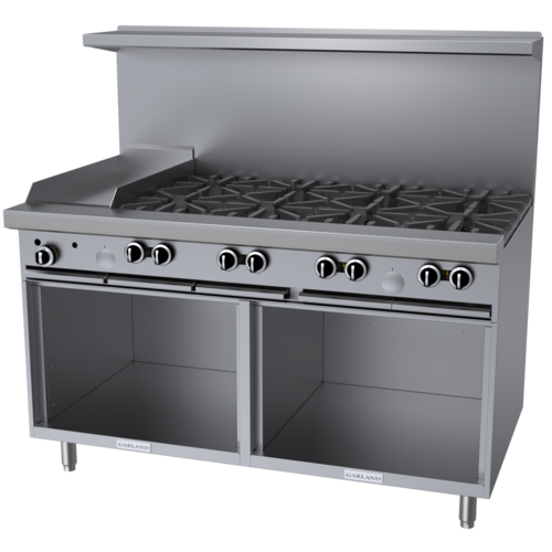 Garland US Range G60-8G12SS Range, 60" Restaurant, Gas