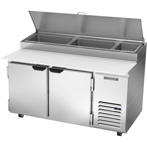 Garland Beverage Air DP60HC Refrigerated Counter, Pizza Prep Table