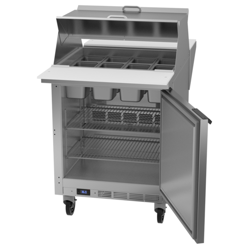 Garland Beverage Air SPE27HC-12M-B-DS Refrigerated Counter, Mega Top Sandwich / Salad Unit