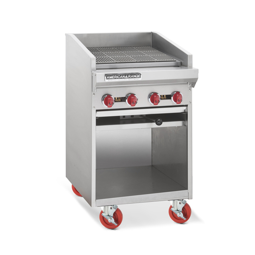 American Range ADJF-24 Charbroiler, Gas, Floor Model