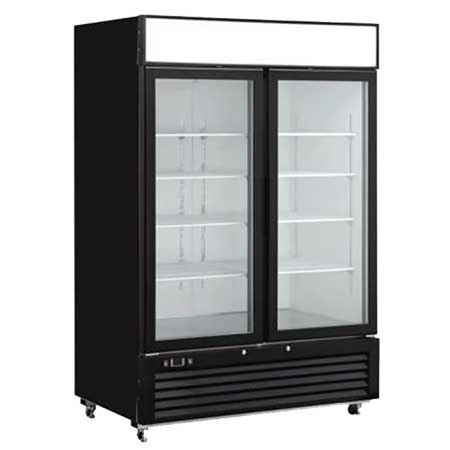 EFI F2-48GDVC 48" Glass Door Merchandiser Freezer 2 Door