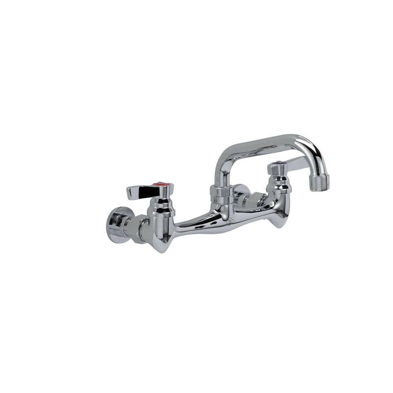 Component Hardware Group Encore TLL13-8112-SE1Z Wall Mounted Sink Faucet  Kit with 8" OC and 12" Swing Spout