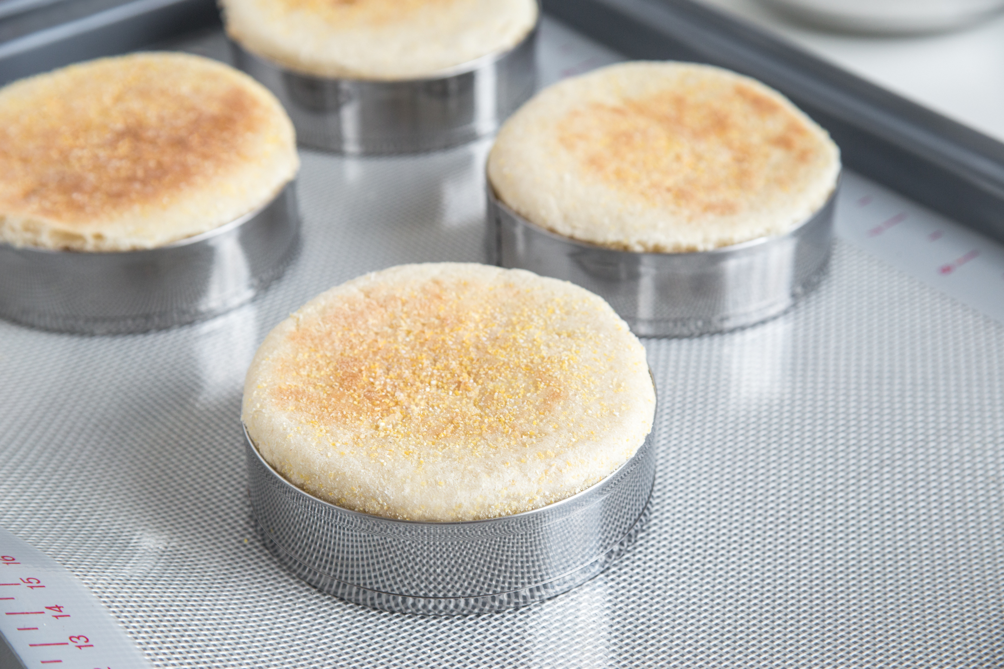 Fox Run 4685 English Muffin Ring 3.75" - Set of 4