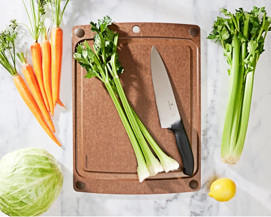 Epicurean 505-201503002 Cutting Board 19 1/2" x 14 1/2" x 1/4" All-In-One Nutmeg/Brown