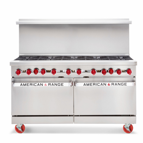 American Range AR-12G-8B-126L-SBR Range, 60" Restaurant, Gas
