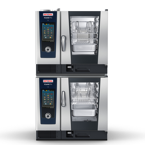 RATIONAL Quick Ship ICP 6-HALF ON 6-HALF E 208 1PH AD-QS Combi Oven, Electric