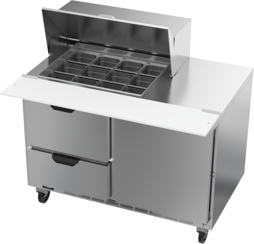 Garland Beverage Air SPED48HC-12M-2 Refrigerated Counter, Mega Top Sandwich / Salad Unit