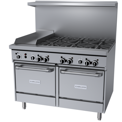 Garland US Range GF48-6G12LL Range, 48" Restaurant, Gas