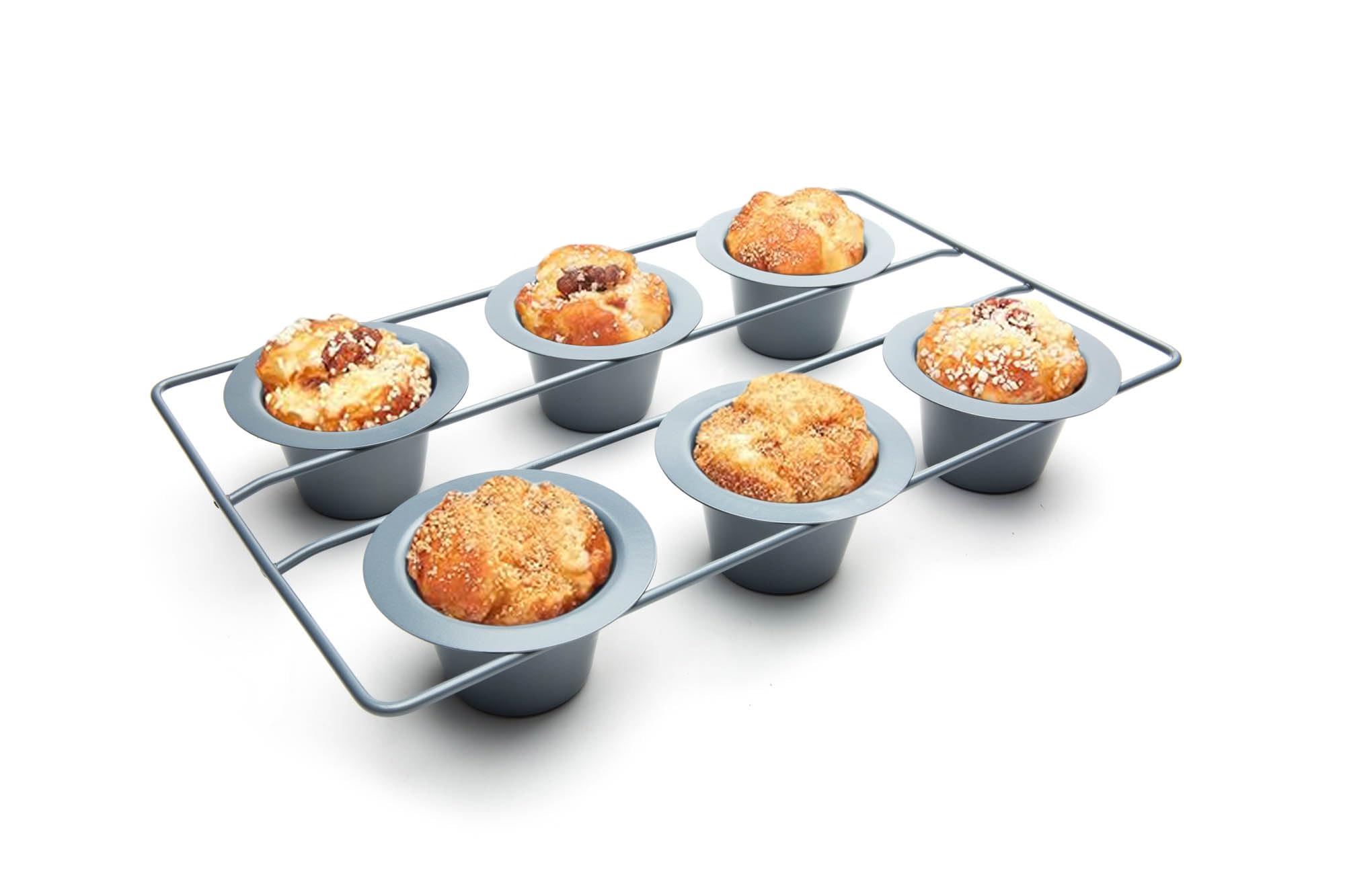 Fox Run 4754 6 Cup Non Stick Popover Pan