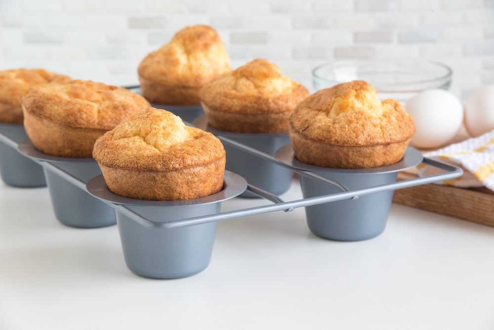 Fox Run 4754 6 Cup Non Stick Popover Pan