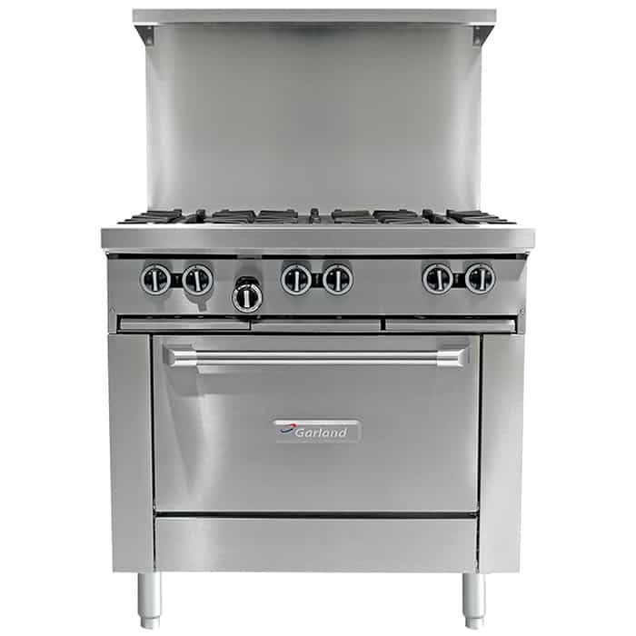 Garland G36-6R - 36" 6 Burner Gas Range with Standard Oven