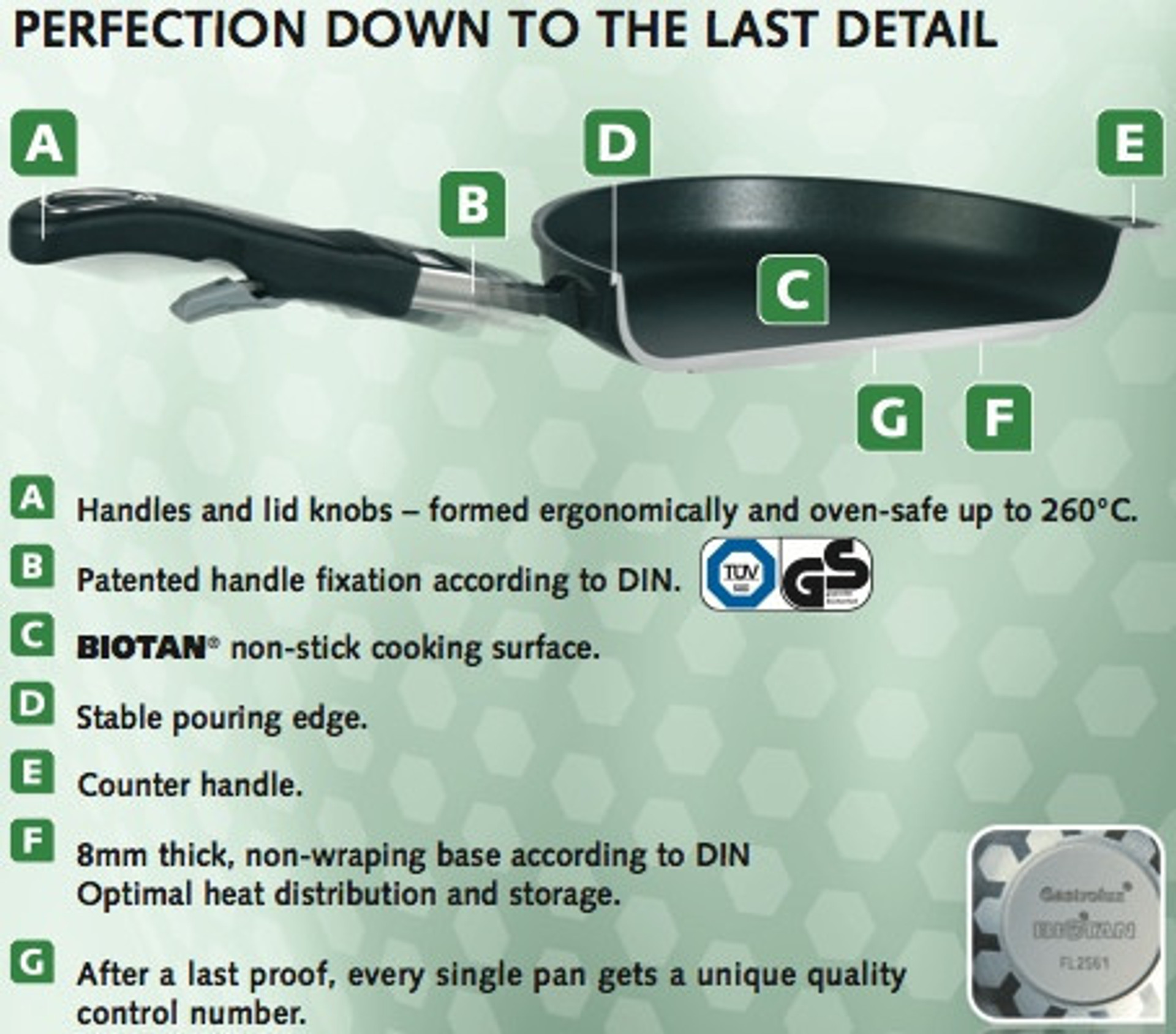 Gastrolux IND124 9" Induction Frypan