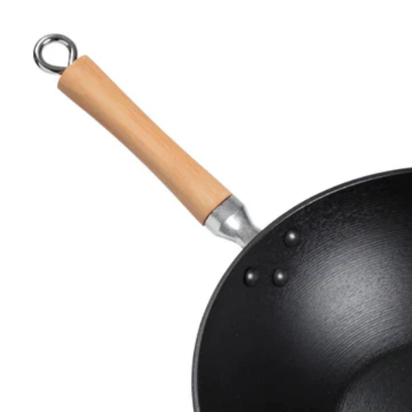 Joyce Chen J23-0001 Wok 14" Cast Iron Flat Bottom