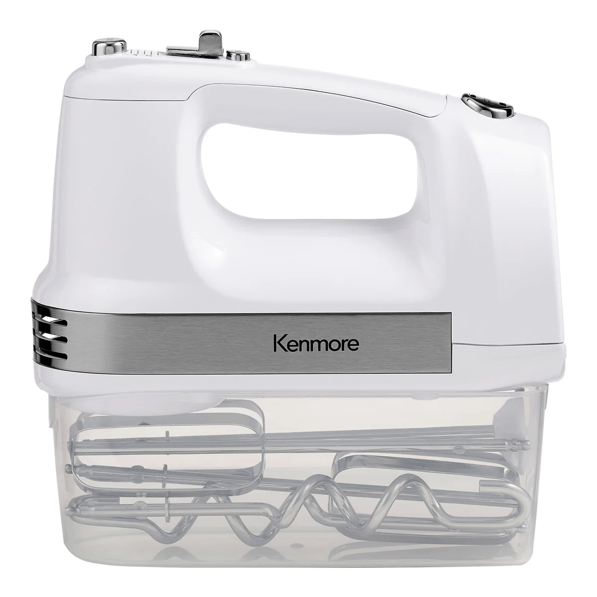 Koolatron Kenmore KKHM5 Hand Mixer 5 Speed - c/w 2 Beaters, 2 Dough Hooks, & 1 Blending Rod