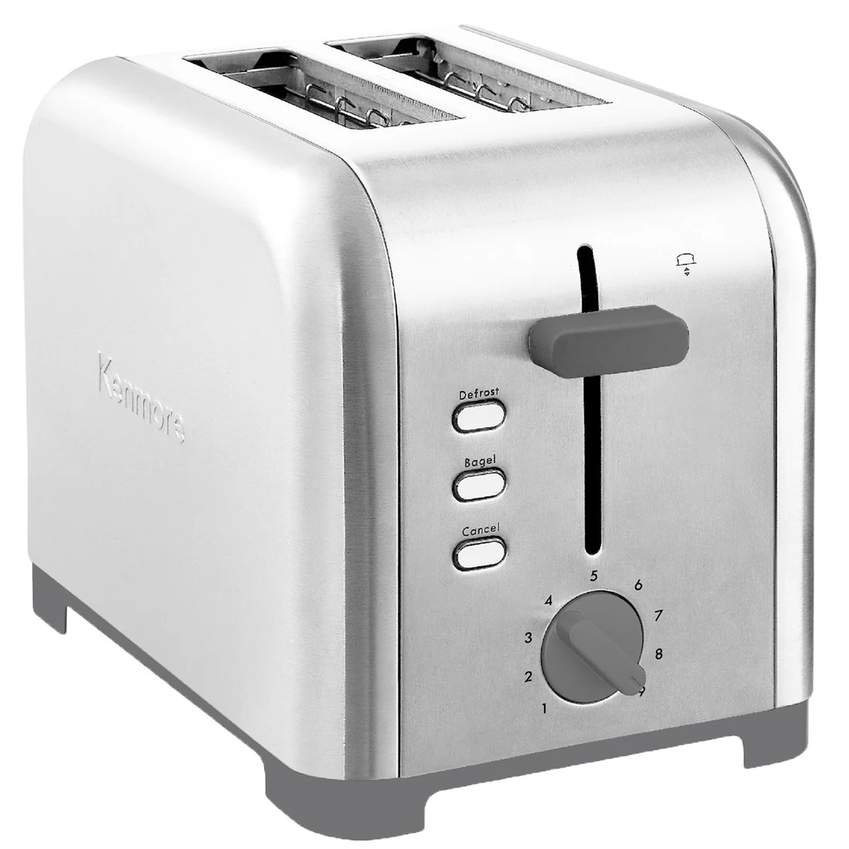 Koolatron Kenmore KKTS2SS Toaster 2 Slice Wide Slot S/S
