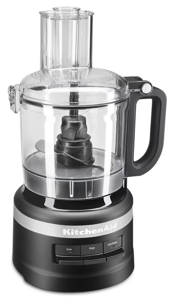 Kitchen Aid KFP0718BM 7 Cup Food Processor Matte Black