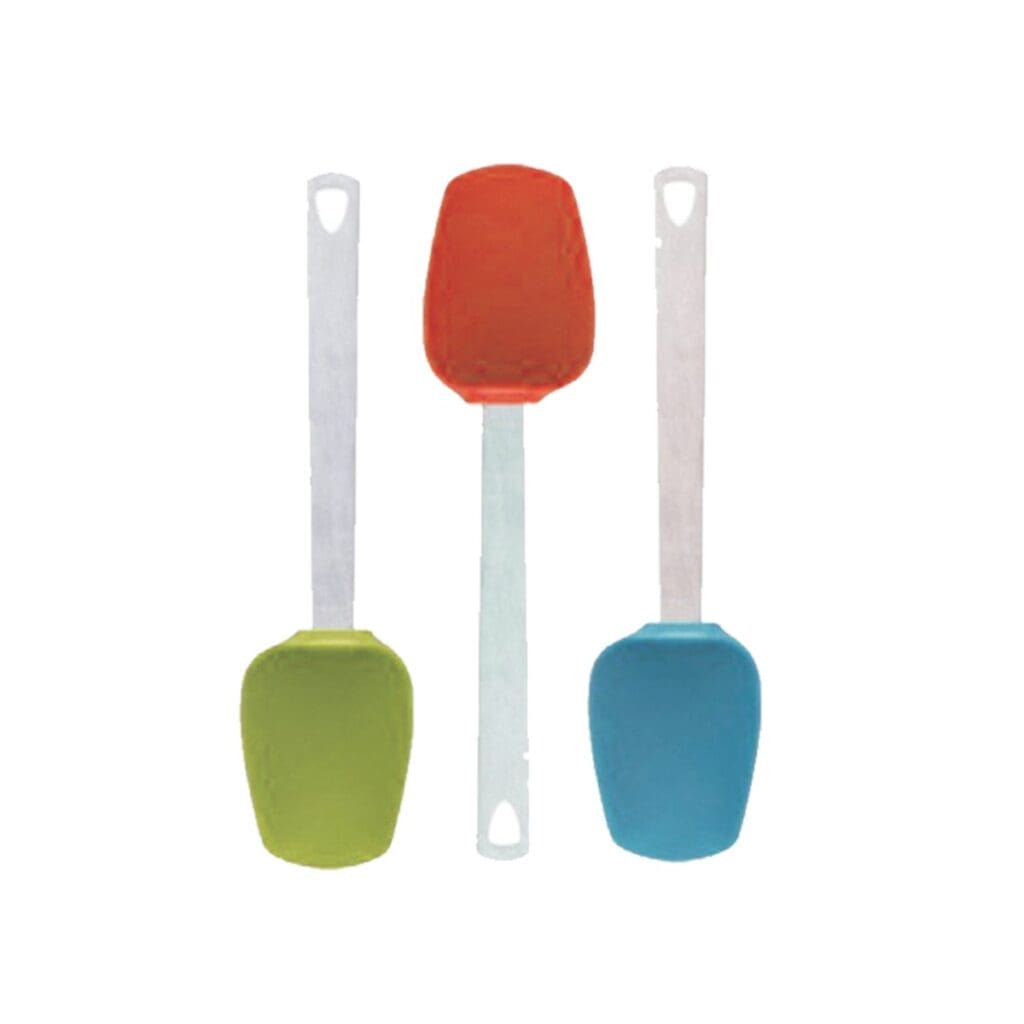 Kitchen Basics KBG16442 Mini Silicone Spatula Spoon (Assorted Colours)