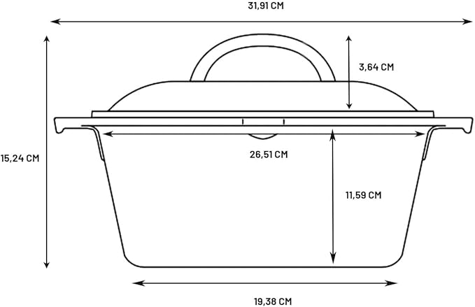 Lodge L8DOL3 5 Quart Cast Iron Dutch Oven