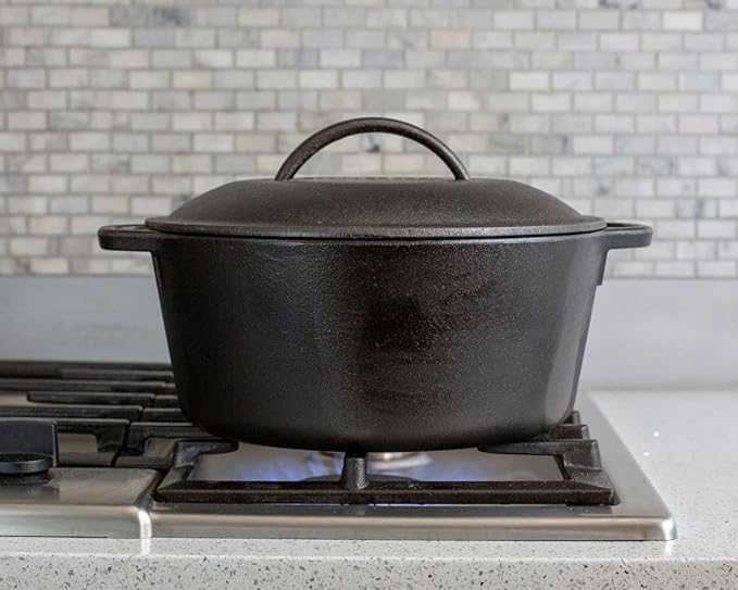 Lodge L8DOL3 5 Quart Cast Iron Dutch Oven