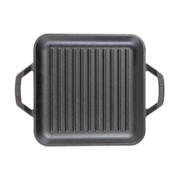 11" Chef Collection Cast Iron Square Grill Pan 