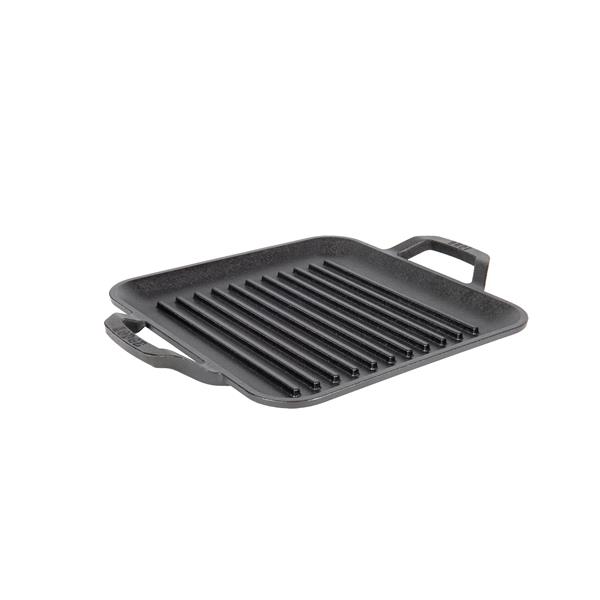Lodge LC11SGPINT 11" Chef Collection Cast Iron Square Grill Pan