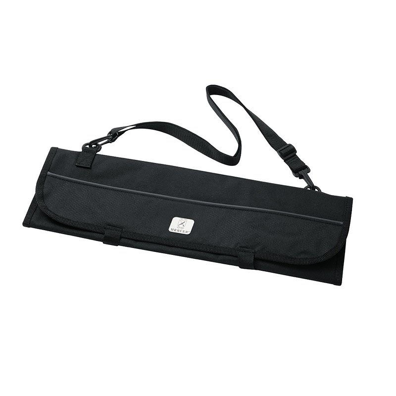 Mercer Culinary M30007M 7 Pocket Knife Roll Black