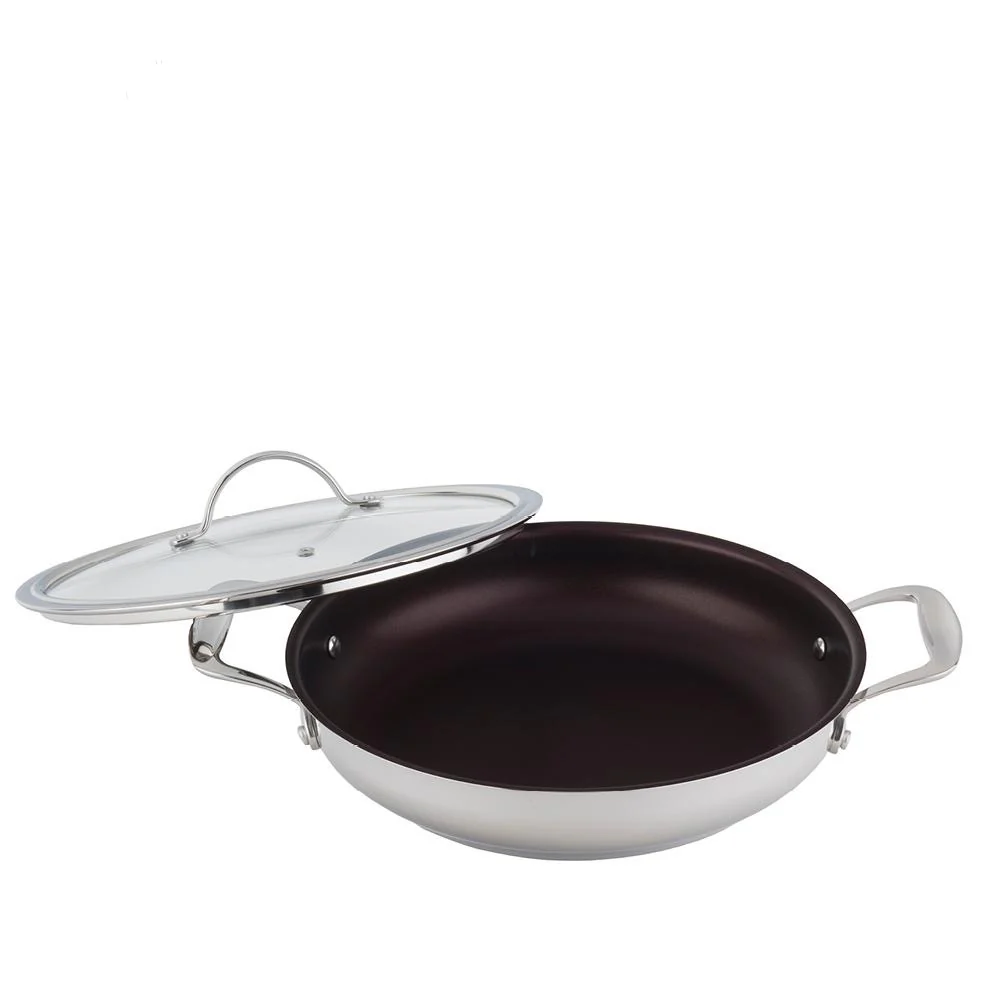 Meyer Canada 2413-28-00 Confederation Skillet Pan 11" S/S Non Stick w/ Lid