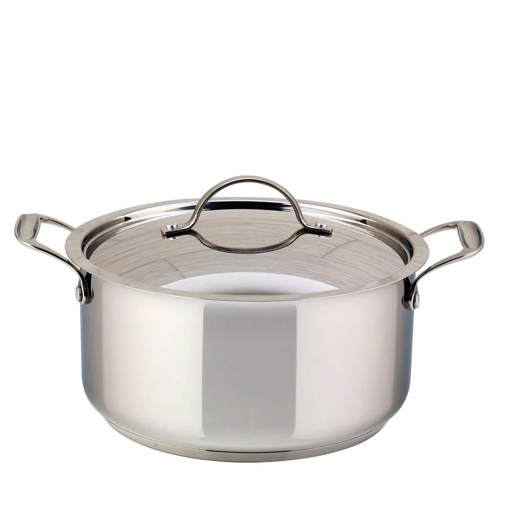 Meyer Confederation Stainless Steel 6.5L Dutch Oven with cover