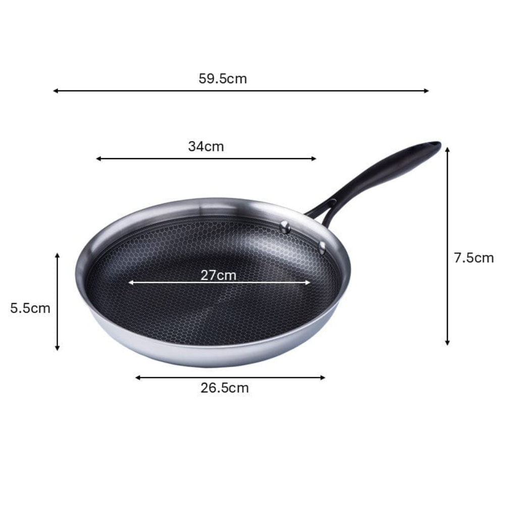 Meyer Canada 3519-32-00 HybridClad Stainless Steel 32cm/12" Skillet