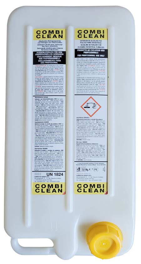 Lainox Naboo Boosted DL002BC COMBICLEAN 3-in-1 alkaline cleanser for Lainox Oven, 2 cartridges of 5kg