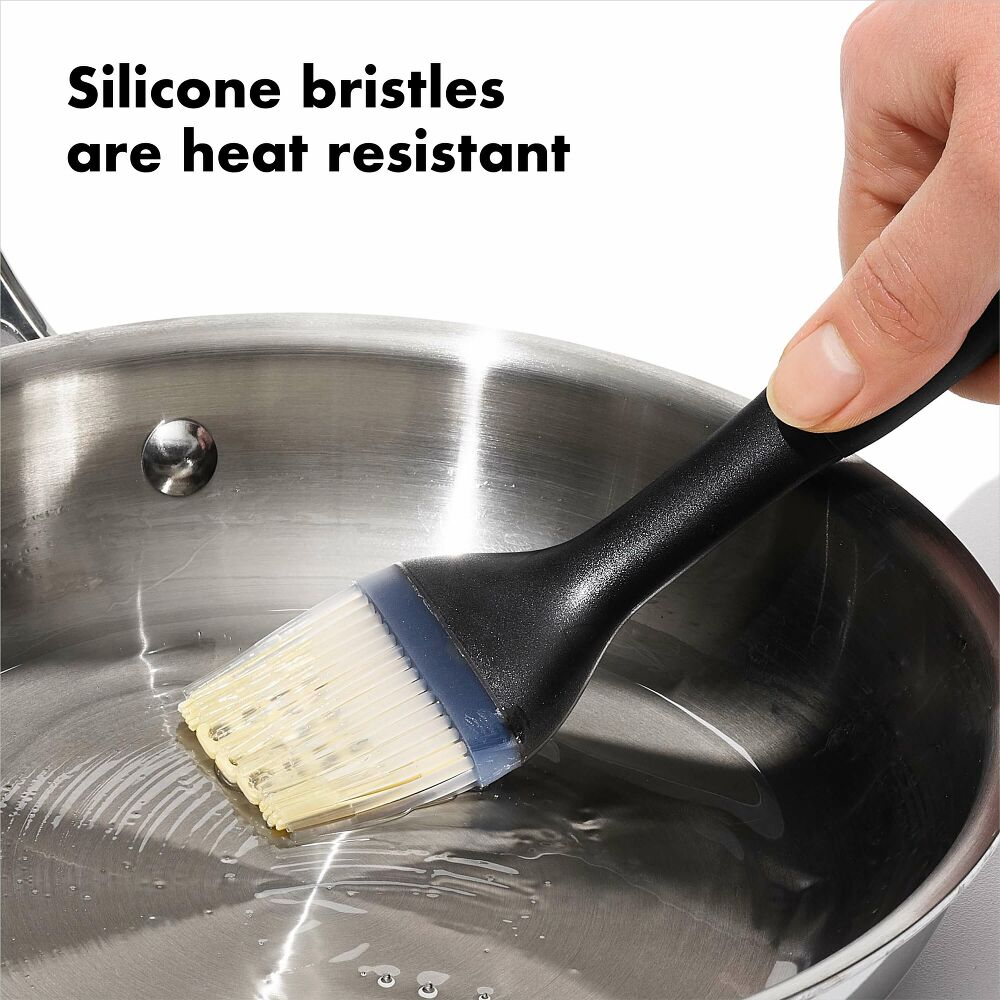 OXO Good Grips 1071062BK 8" Black Silicone Pastry Brush