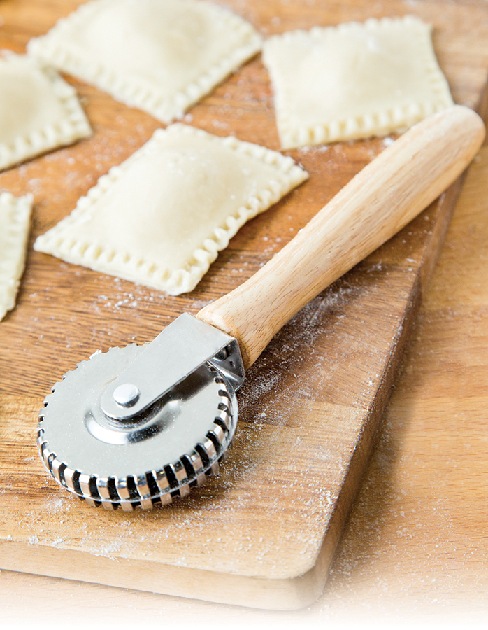 Fox Run 5543 Pastry Crimper S/S Wooden Handle