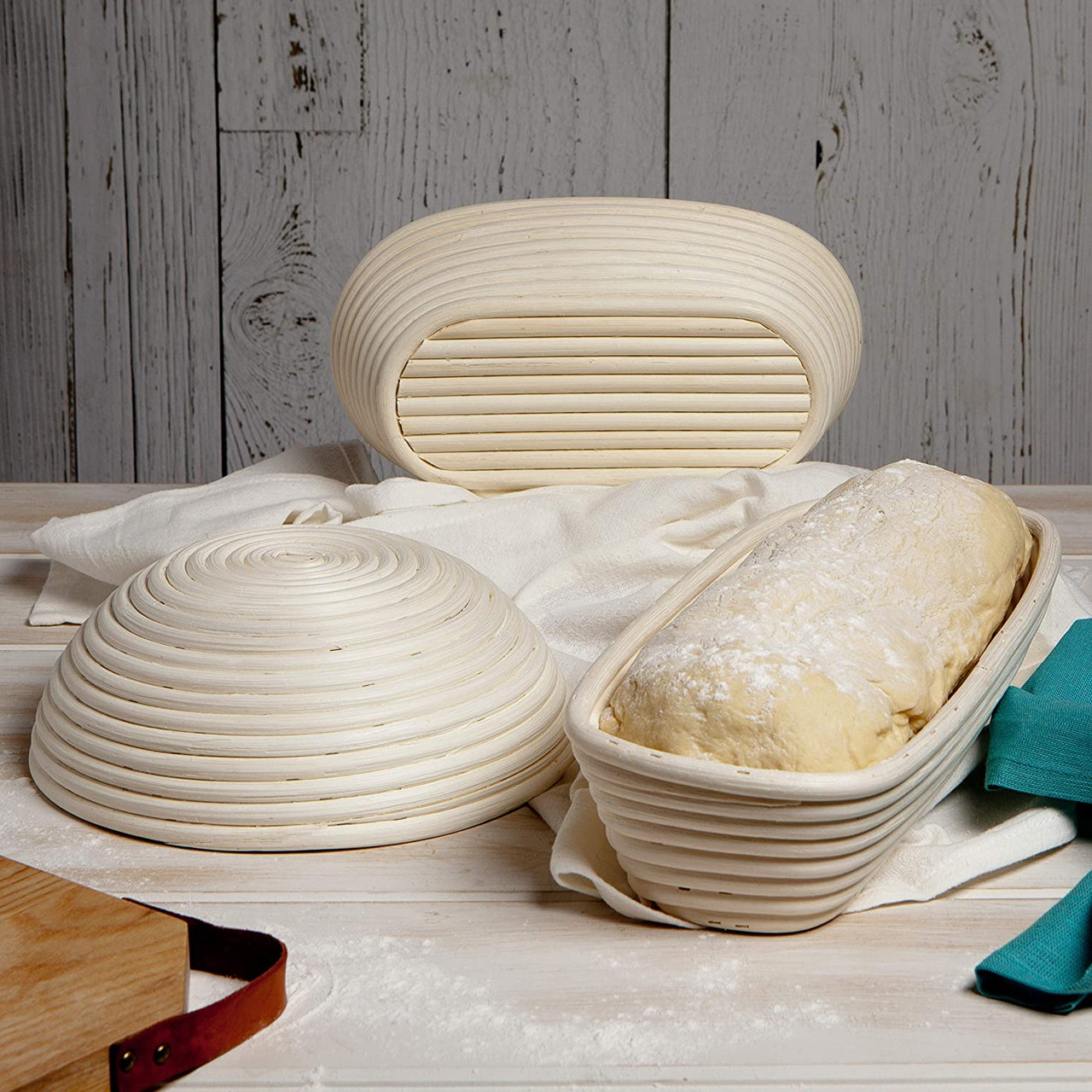 Port-Style 70103 1.5" x 5" Oval Banneton Basket