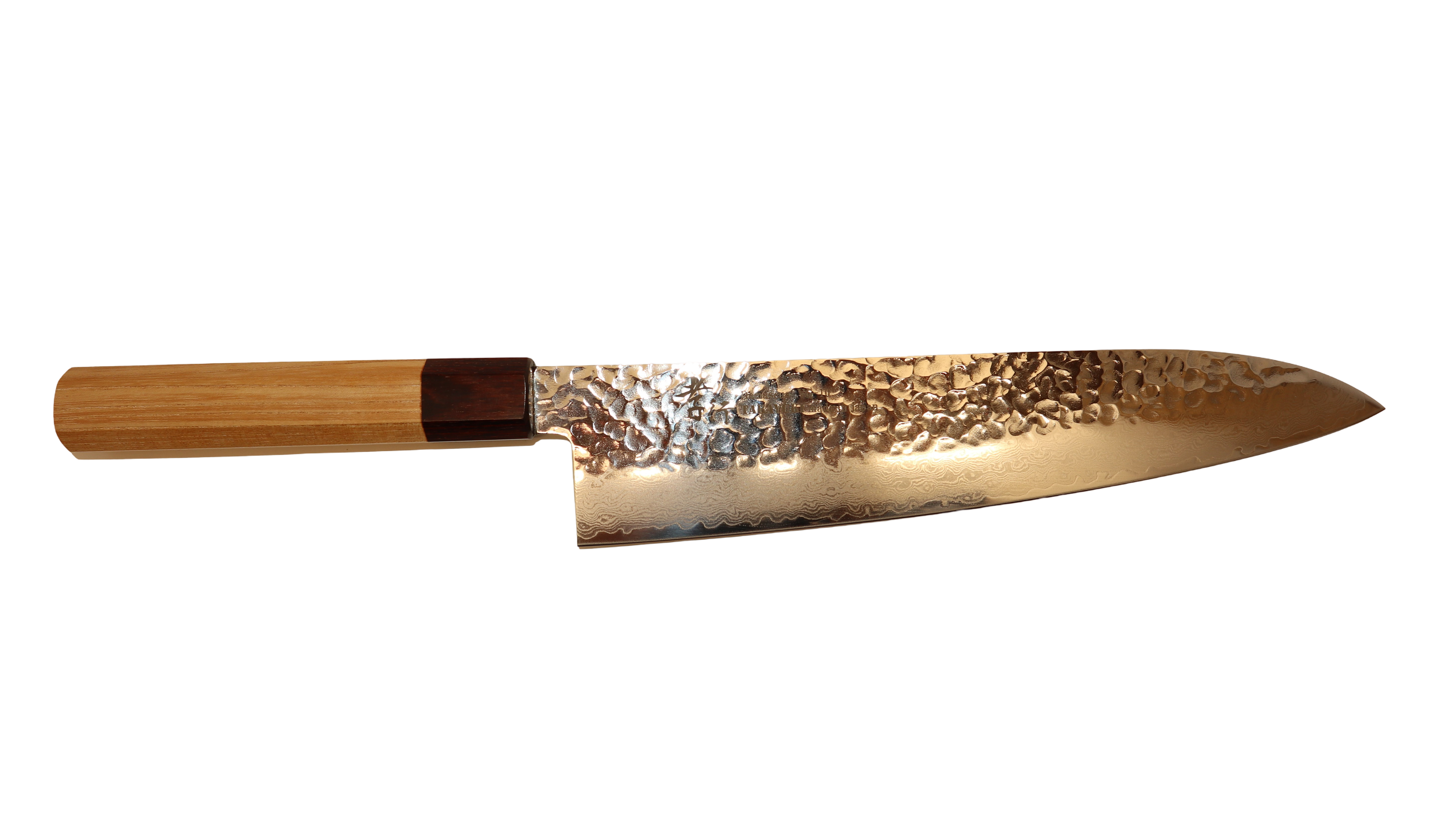 Sakai Takayuki 7476 Gyuto, 33 Layer WA Hammered Damascus, 240 mm, VG-10