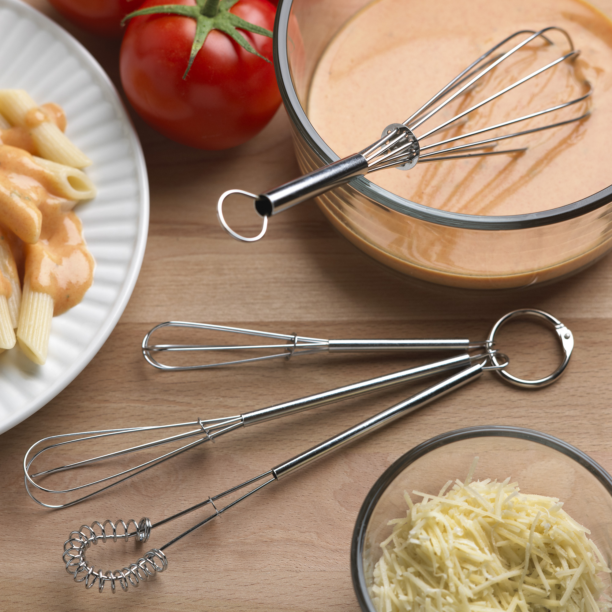 Fox Run 16607 Set Of 4 Mini Whisks S/S