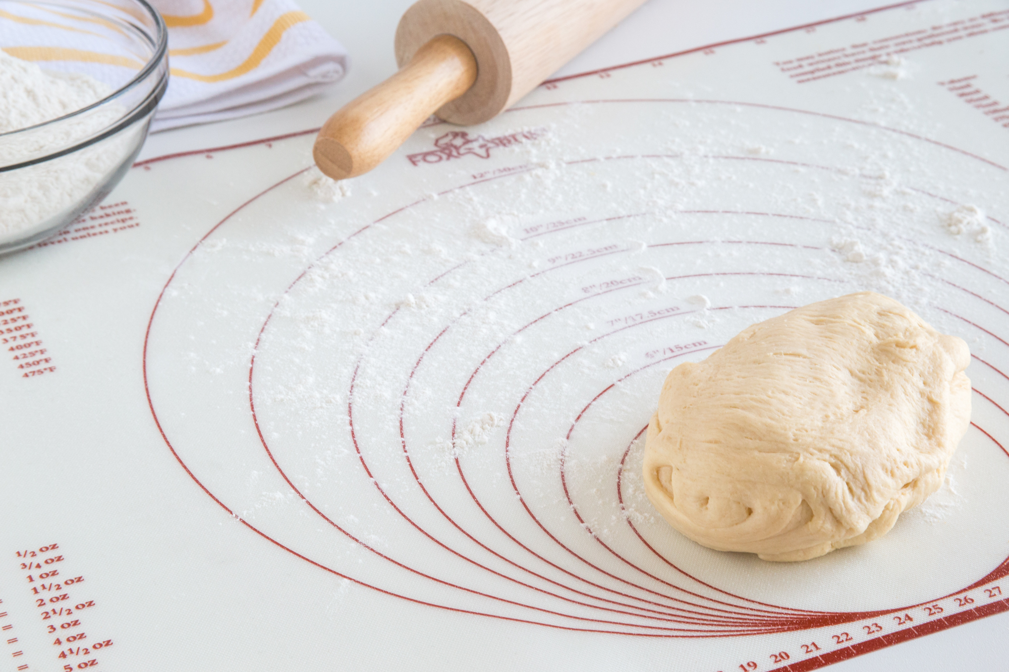 Fox Run 4724 Silicone Baking Mat With Measurements