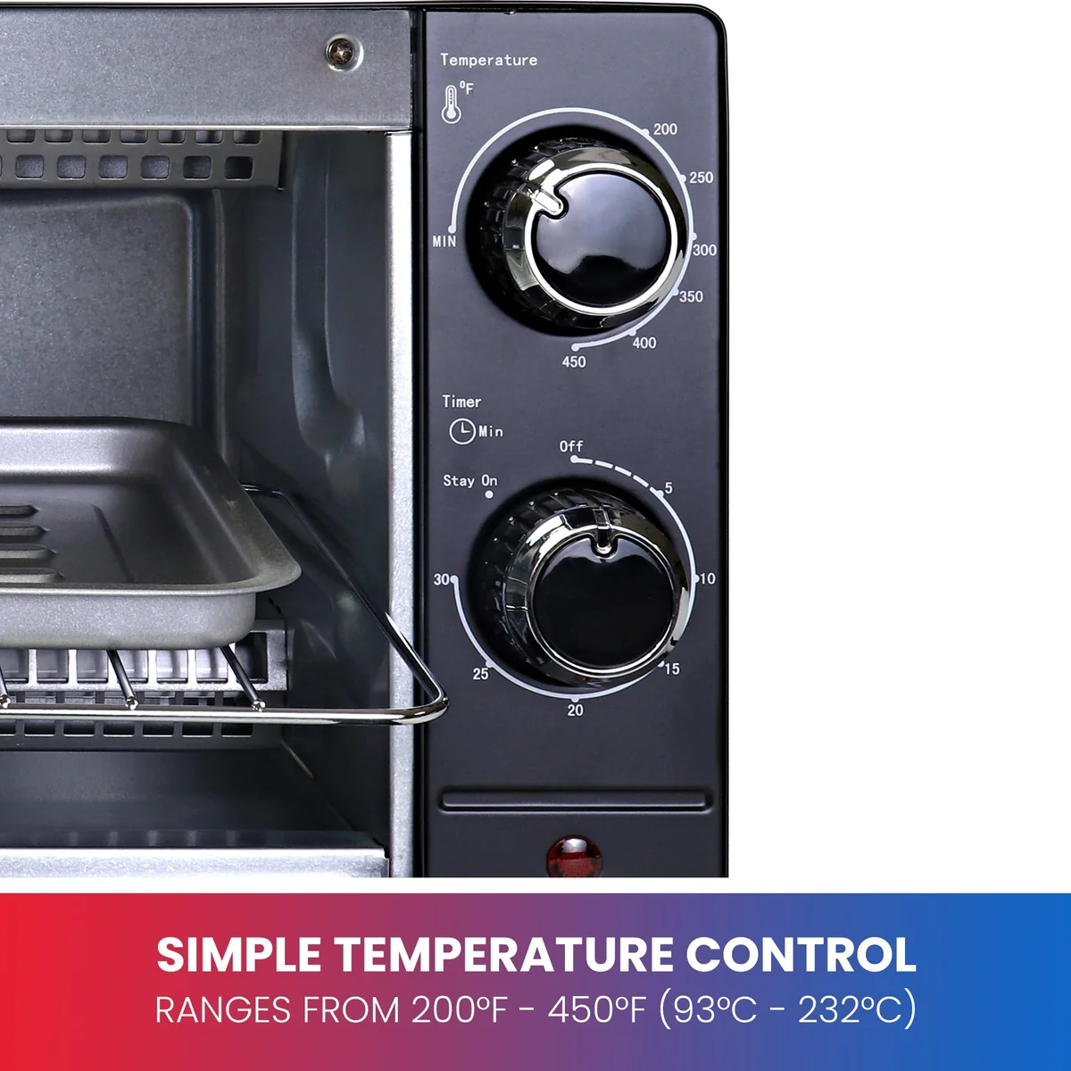 Koolatron Total Chef TCTO09 Toaster Oven 1000W Counter Top