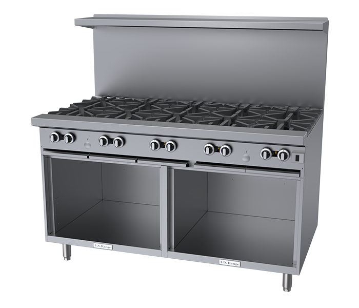 Garland US Range U60-10SS Range, 60" Restaurant, Gas