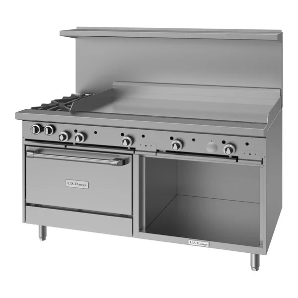 Garland US Range U60-2G48RS Range, 60" Restaurant, Gas